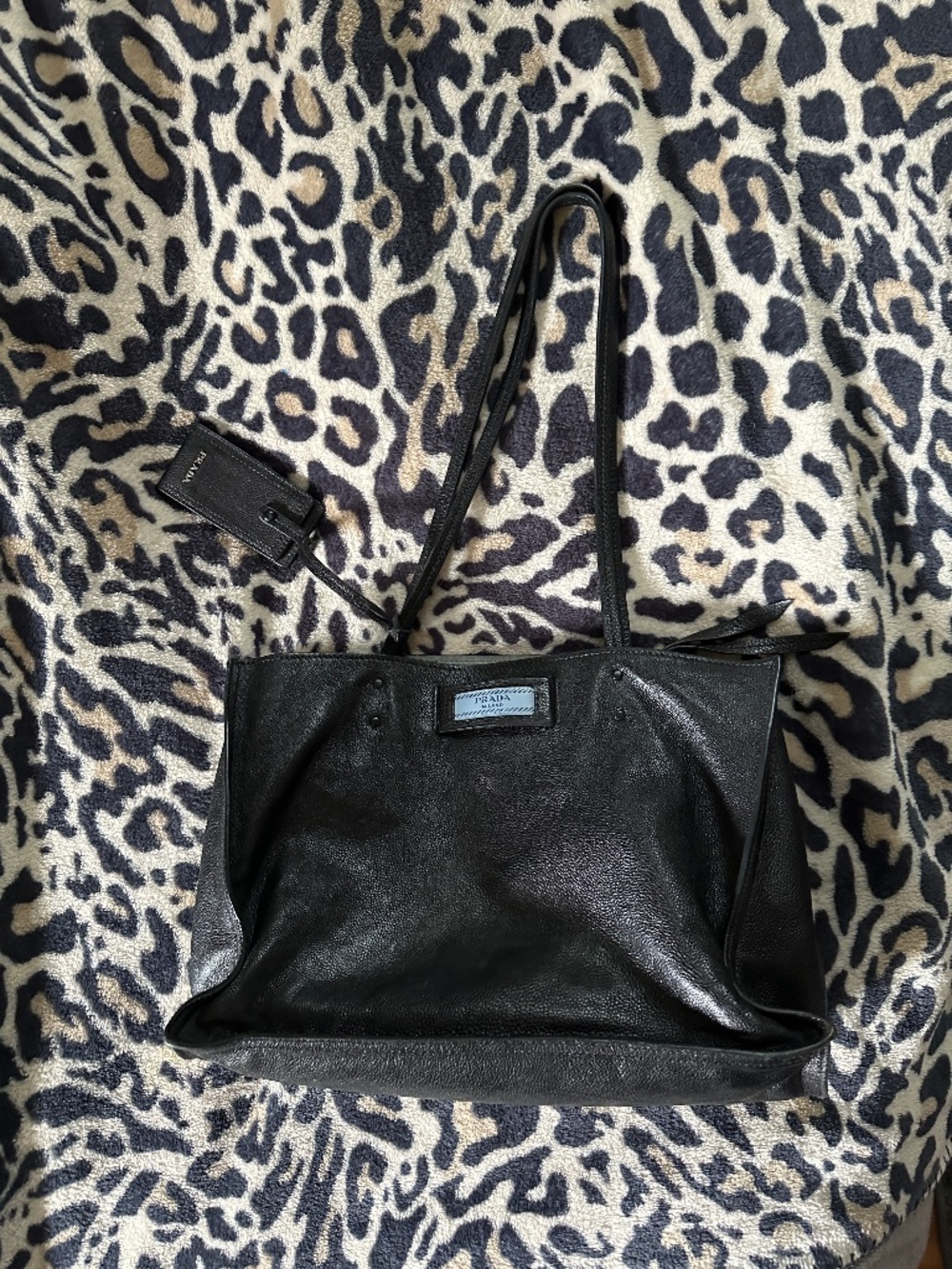 Prada City Calf Etiquette Tote